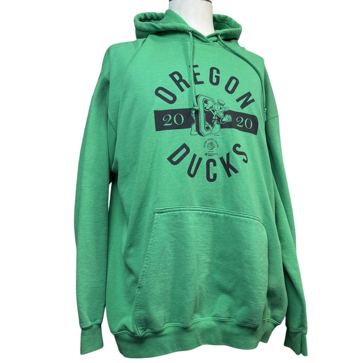 Oregon Ducks Hoodie Mens 2xl Green Ncaa Football Rose Bowl 2020 Port  Company